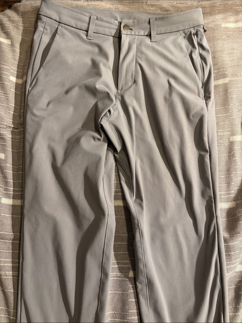 lululemon athletica commission slim fit Men's Dress Pants - Light Gray